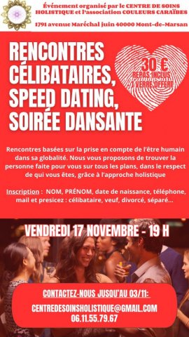 Evènement Soirée Spécial Célibataire à Mont de Marsan : Trouve ton âme sœur !